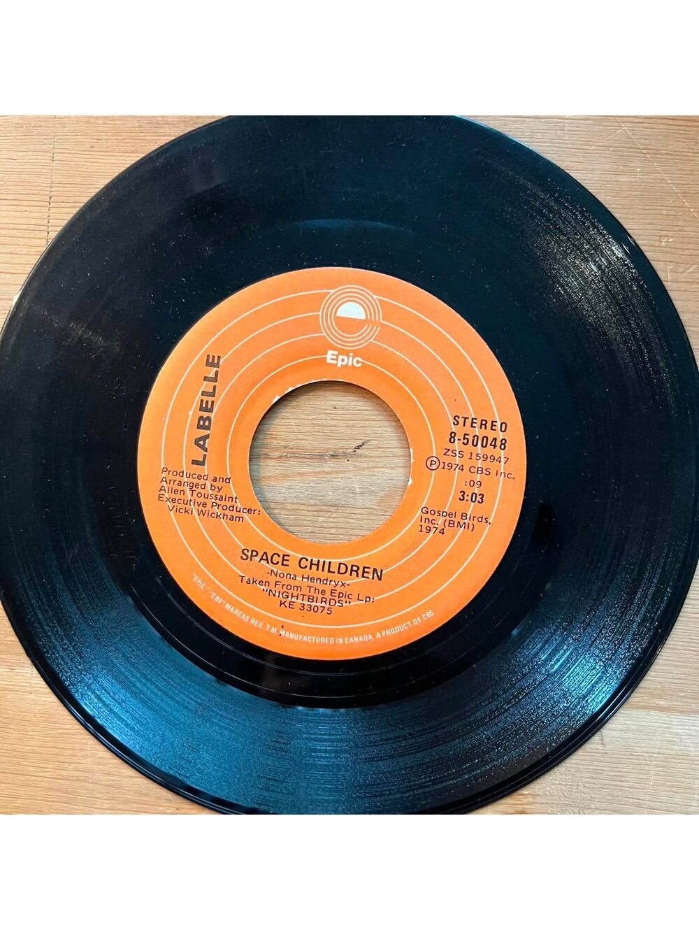 Labelle - Space Children/Lady Marmalade 45rpm VG+ R11